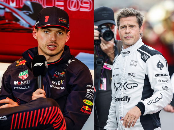 Max Verstappen and Brad Pitt