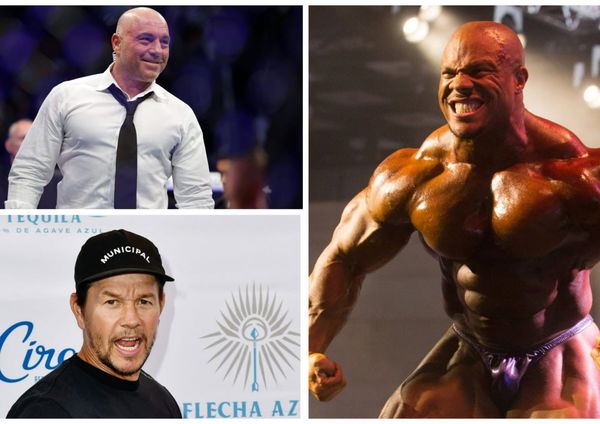 Phil heath, Joe Rogan and Mark Wahlberg