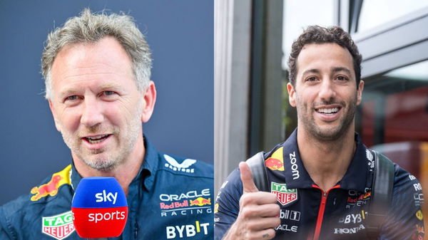 Christian Horner and Daniel Ricciardo