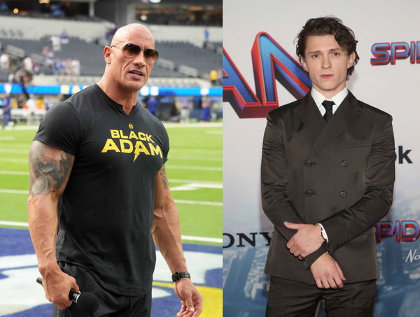 Dwayne Johnson and Tom Holland