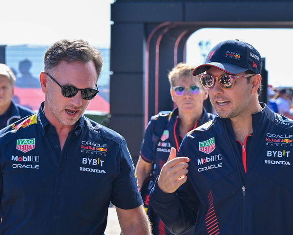 Christian Horner and Sergio Perez