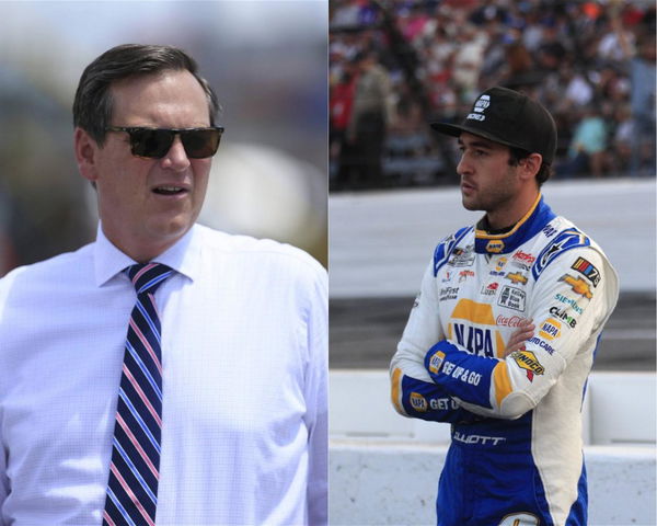 Chase Elliott and Steve Letarte