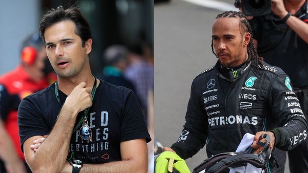 Nelson Piquet Jr. and Lewis Hamilon