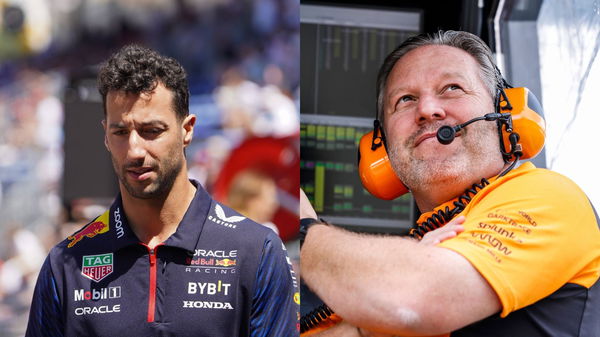 Daniel Ricciardo and McLaren boss, Zak Brown