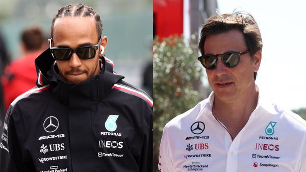 Lewis Hamilton and Toto Wolff