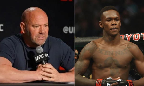 Dana White and Israel Adesanya