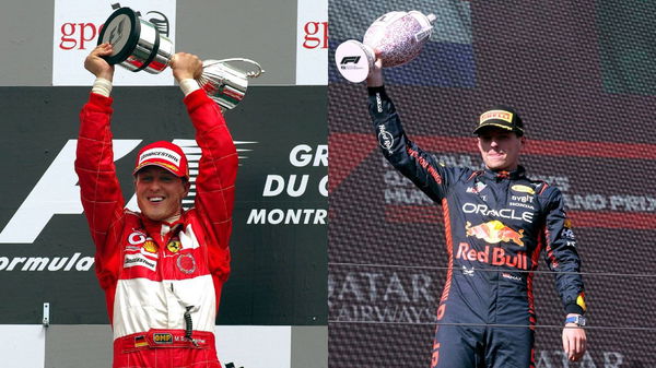 Michael Schumacher and Max Verstappen