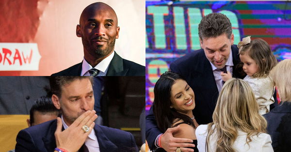 Kobe Bryant-Pau Gasol-Vanessa Bryant