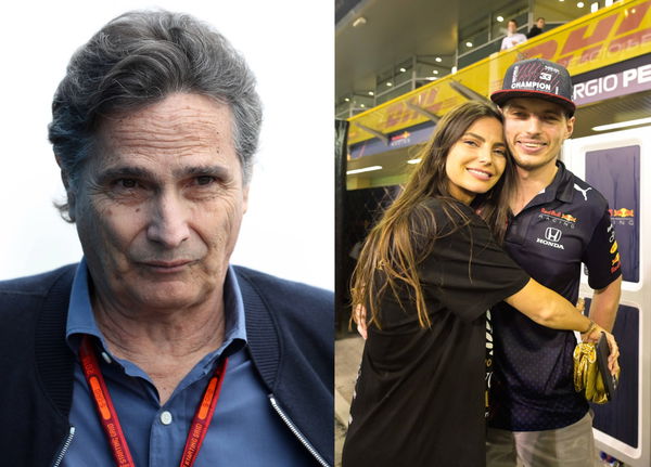 Nelson Piquet, Kelly Piquet and Max Verstappen