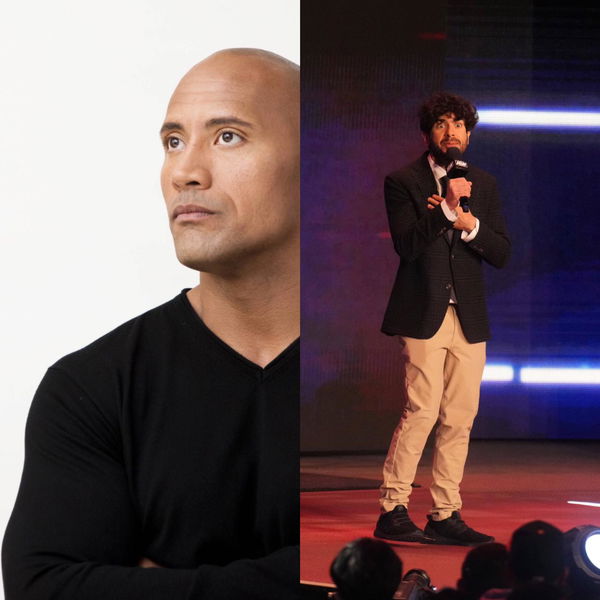 Dwayne Johnson and Tony Khan