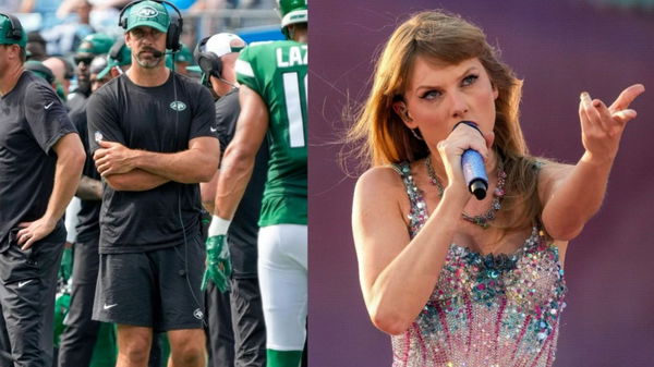 Aaron Rodgers and Taylor Swift