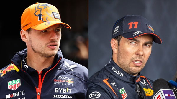 Max Verstappen and Sergio Perez