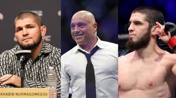 Joe Rogan, Khabib  Nurmagomedov and Islam Makhachev