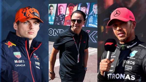 Max Verstappen, Filepe Massa and Lewis Hamilton