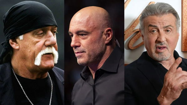 Hulk Hogan + Joe Rogan + Sylvester Stallone