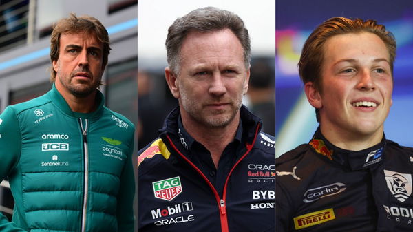 Fernando Alonso, CHristian Horner, Liam Lawson