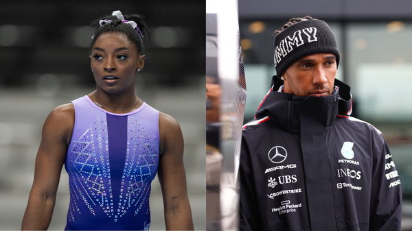 Simone Biles and Lewis Hamilton