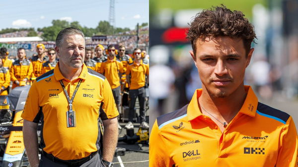 Zak Brown and Lando Norris