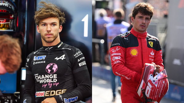 Pierre Gasly and Charles Leclerc