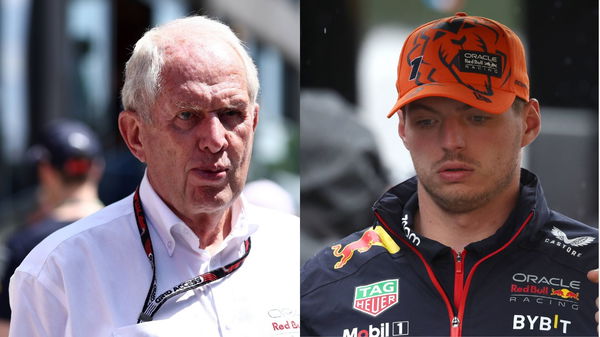 Helmut Marko and Max Verstappen