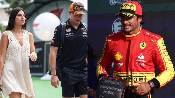 Max Verstappen, Kelly Piquet and Carlos Sainz