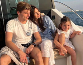 Max Verstappen, Kelly Piquet and Penelope