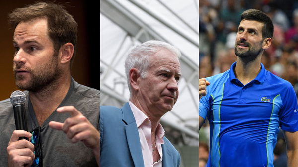 Andy Roddick, John McEnroe, Novak Djokovic