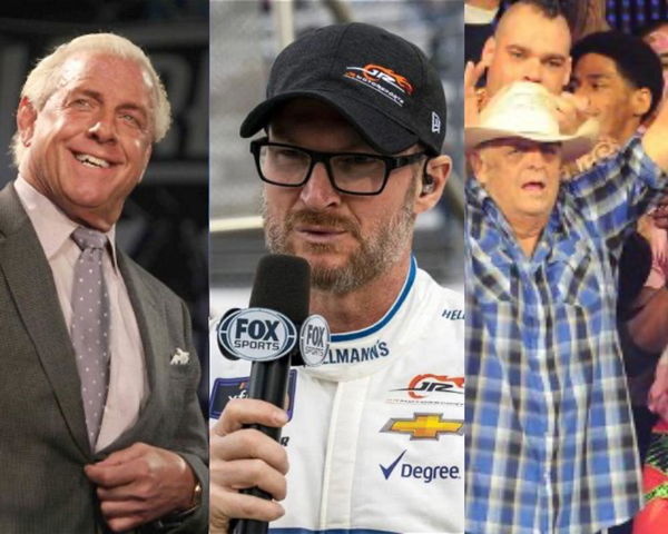 Dusty Rhodes, Ric Flair, Dale Jr.