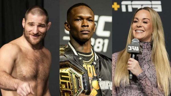 Sean Strickland + Israel Adesanya + Laura Sanko