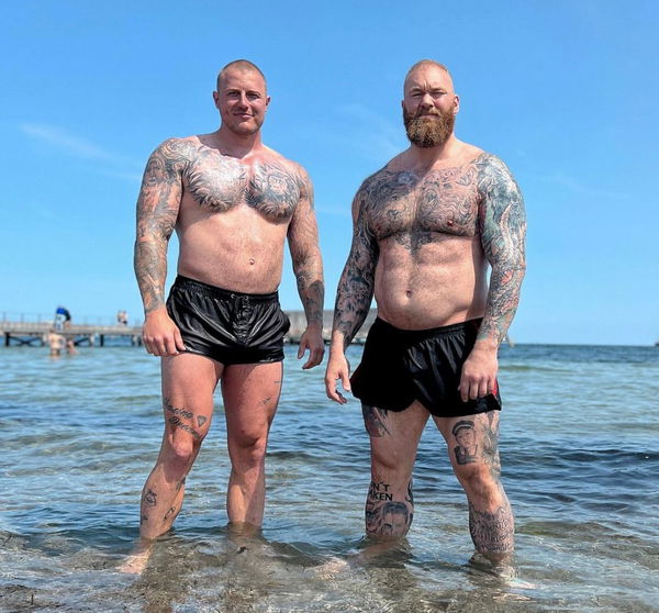 Hafthor Bjornsson and Oliver Storgaard