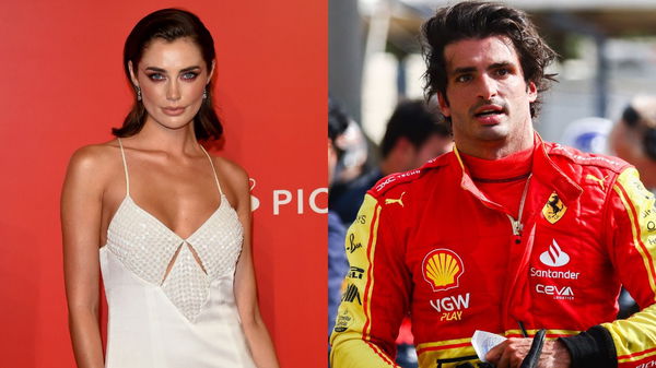 Rebecca Donaldson and Carlos Sainz