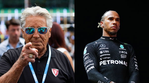 Mario Andretti and Lewis Hamilton