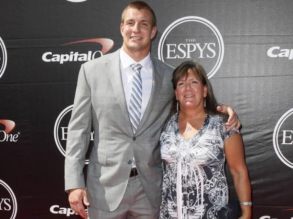 Rob Gronkowski and his mother