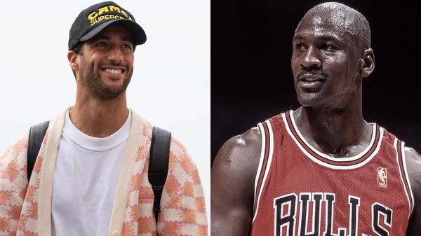 Daniel Ricciardo and Michael Jordan