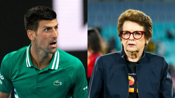 Novak Djokovic and Billie Jean King