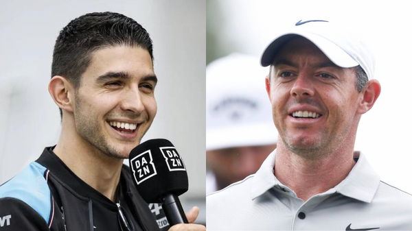 Esteban Ocon and Rory McIlroy