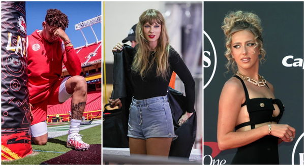 Patrick Mahomes, Taylor Swift and Brittany Mahomes