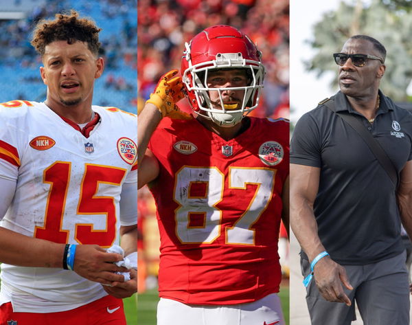 Patrick Mahomes, Travis Kelce, Shannon Sharpe