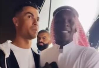 Cristiano Ronaldo and Israel Adesanya