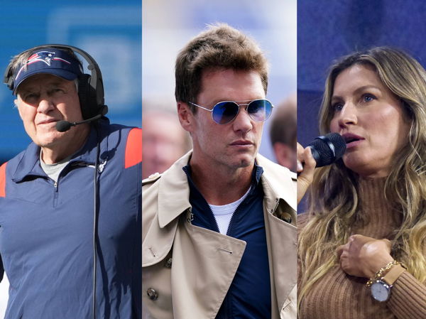 Bill Belichick, Tom Brady, Gisele Bundchen