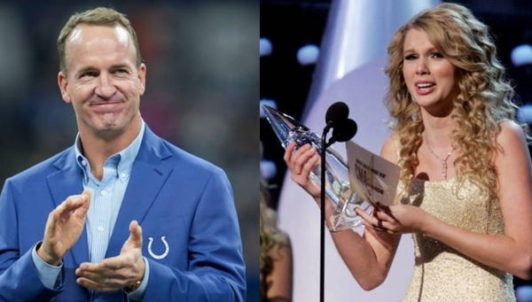 Peyton Manning and Taylor Swift