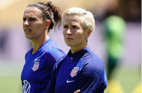 Carli Lloyd and Megan Rapinoe