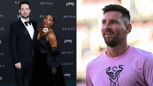 Serena Williams, Alexis Ohanian, Lionel Messi