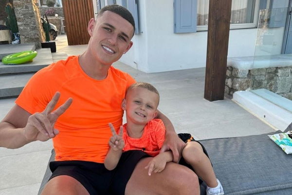 Phil Foden and Ronnie Foden