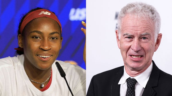 Coco Gauff, John McEnroe