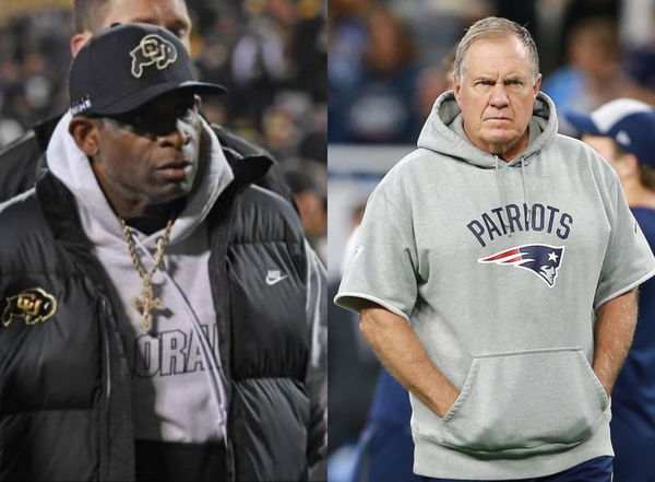 Deion Sanders and Bill Belichick