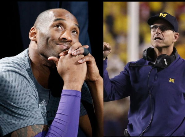 Kobe Bryant and Jim Harbaugh