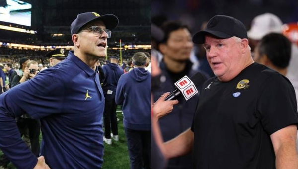 Chip Kelly and Jim Harbaugh