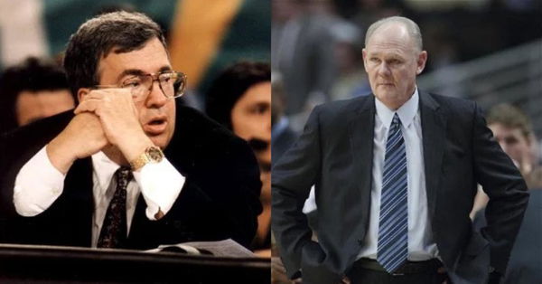 Jerry Krause and George Karl