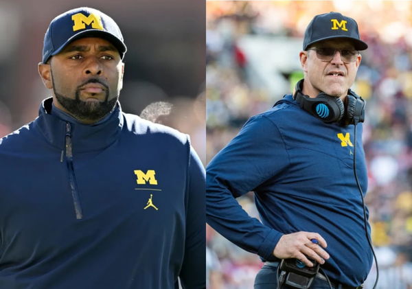 JIm Harbaugh Sherrone Moore